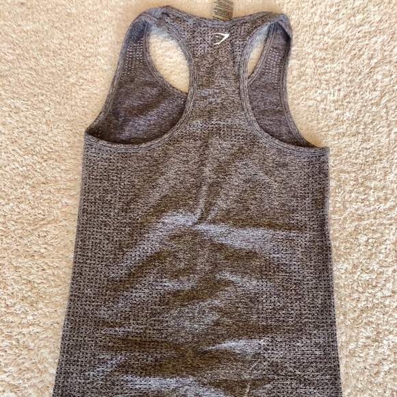 Gymshark Vital Seamless Vest - Purple Wash Marl - Picture 2 of 2